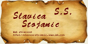 Slavica Stojanić vizit kartica